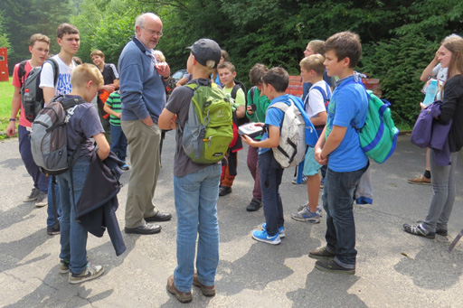Führung am Teleskop