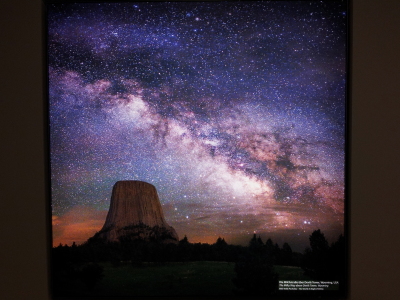 Milchstraße über dem Devils Tower